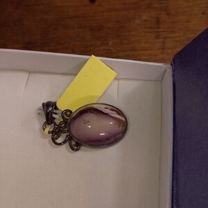 Artisan Purple Stone Pendant